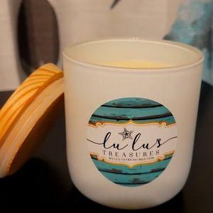 8 oz Home for the holidays jar candle with 50 hour burn time